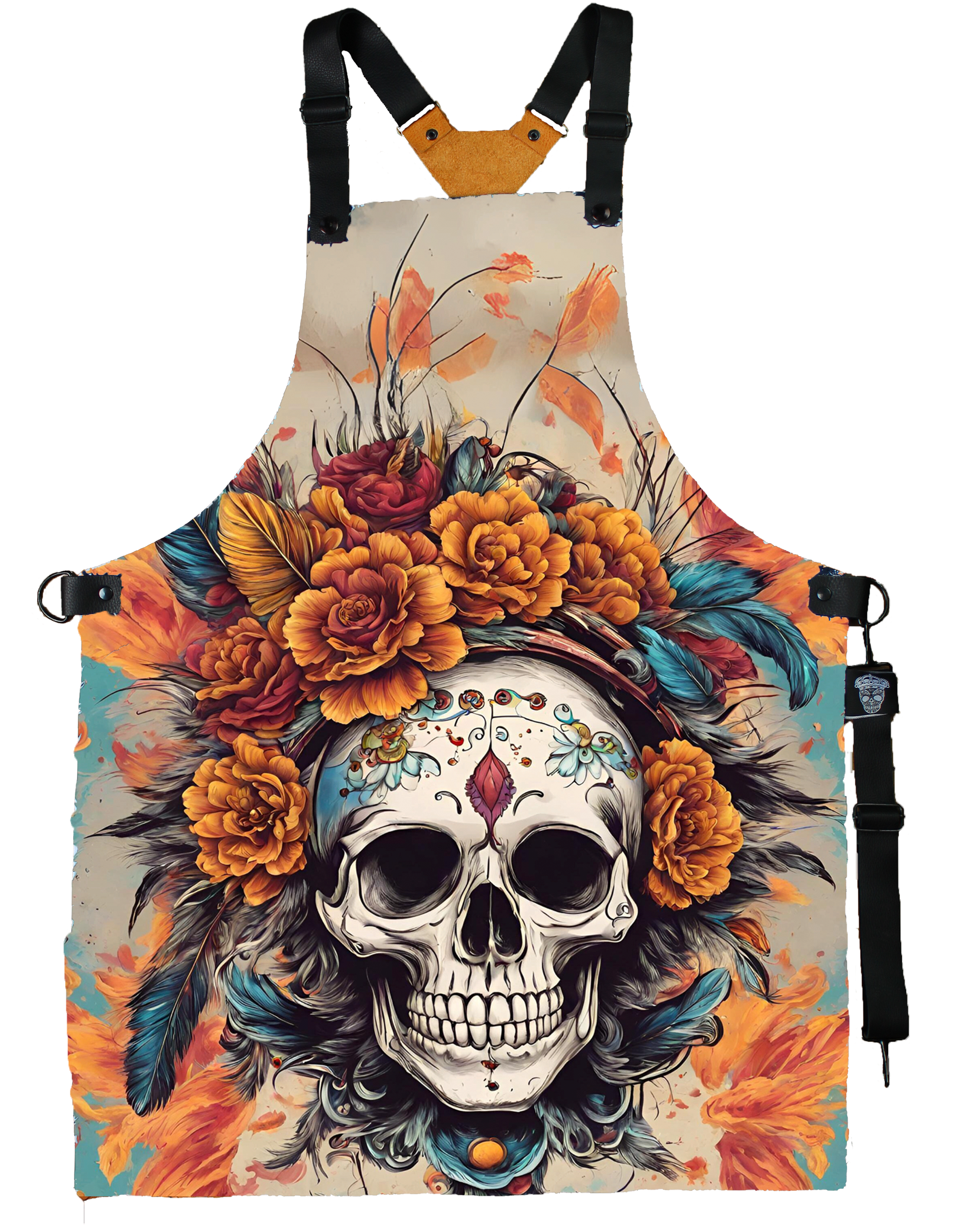 Catrina con acuarela